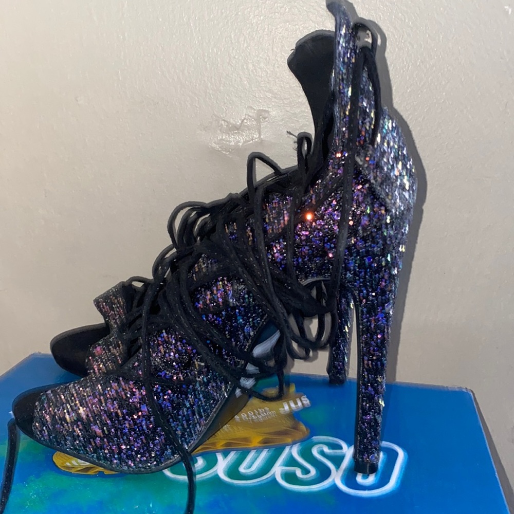 String Up Heels…sparkle/glitter